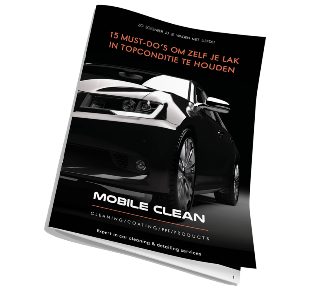 Mobile Clean - 15 Must-do's om zelf je lak in topconditie te houden - Gratis brochure
